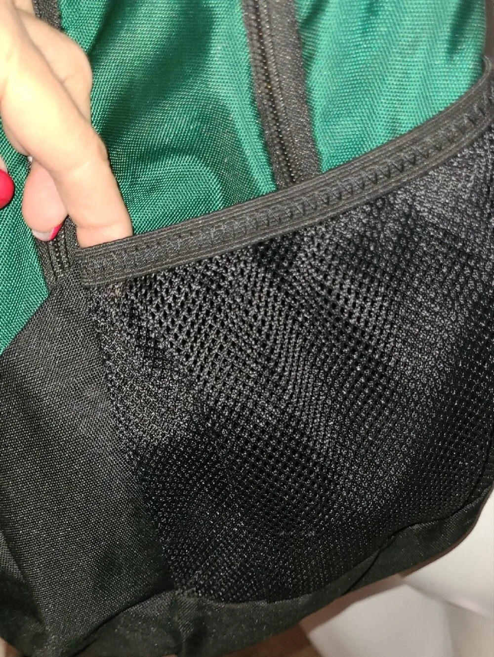 adidas Green and Black Multi-Compartment Backpack
